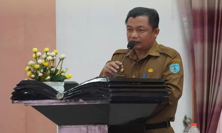 wabup lamandau riko porwanto berikan arahan saat buka rapat koordinasi antar instansi