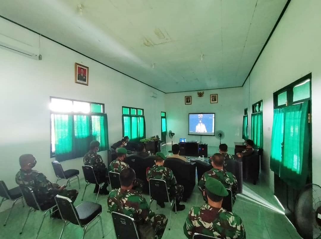 Bupati Bersama Forkopimda Lamandau Ikuti Upacara Peringatan Secara Virtual