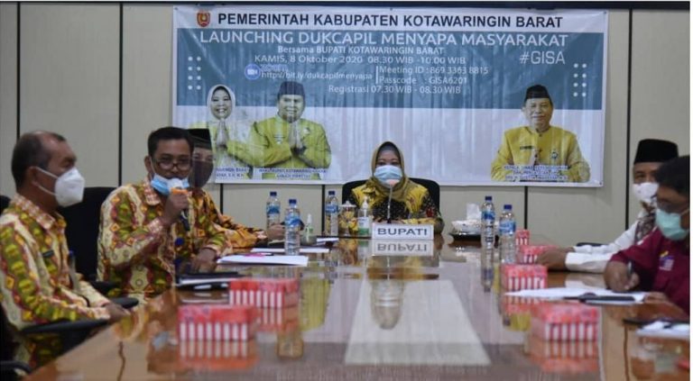 Bupati Kobar Meluncurkan Program Dukcapil Menyapa