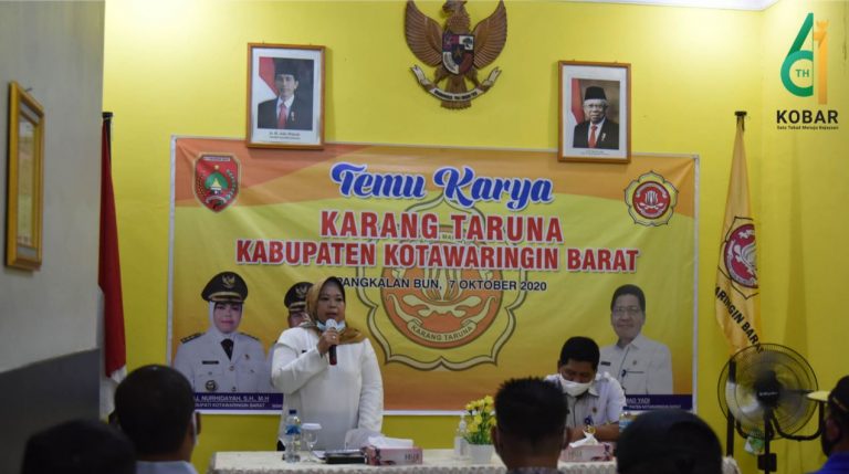 Temu Karya Karang Taruna Kabupaten Kobar Dibuka Oleh Bupati Kobar