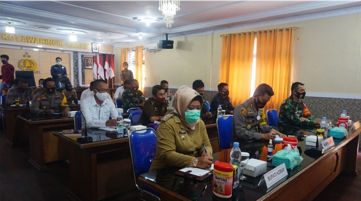 Bupati Kotawaringin Barat Hadiri Rakor Lintas Sektoral Terkait Pengamanan Pilkada 2020