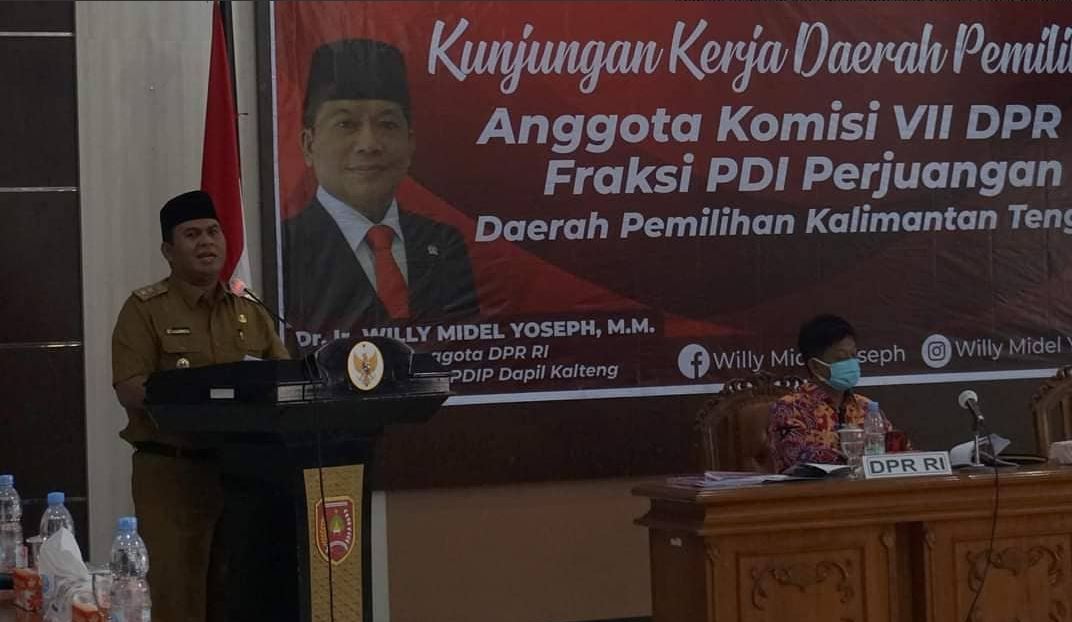 Anggota DPR RI Sosialisasikan UU No.3 Tahun 2020 di Aula Kantor Bupati Kobar