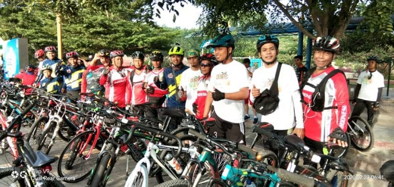 Event Gowes Sepeda di Pangkalan Bun