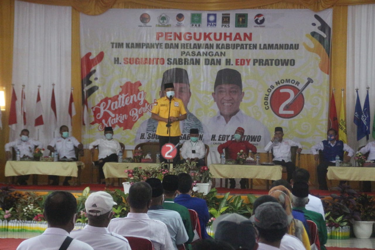 Hendra Lesmana Orasi Politik Pilgub Kalteng