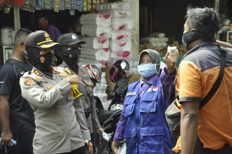 Kompak, Walikota Banjar bersama Kapolres Banjar Sampaikan Imbauan Protokol Kesehatan