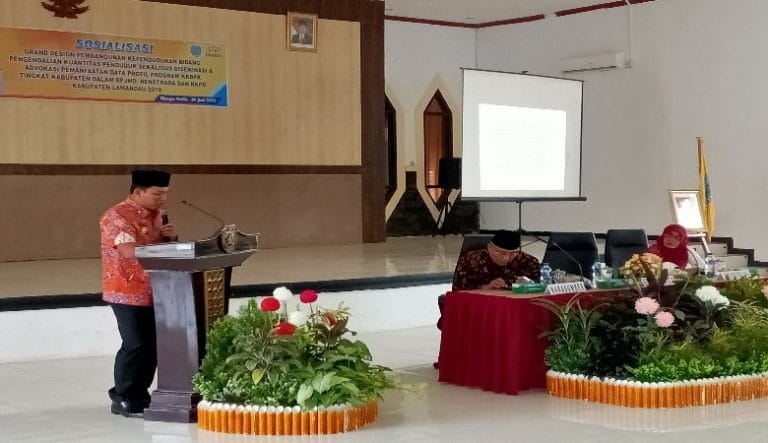 Sambutan Bupati Lamandau H Hendra Lesmana