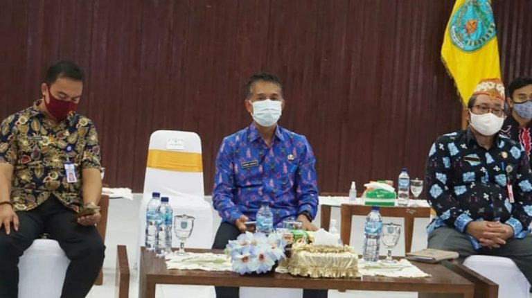 Sekda Lamandau Ikuti Rapat Koordinasi Membahas Pelaksanaan Pilkada Serentak 2020