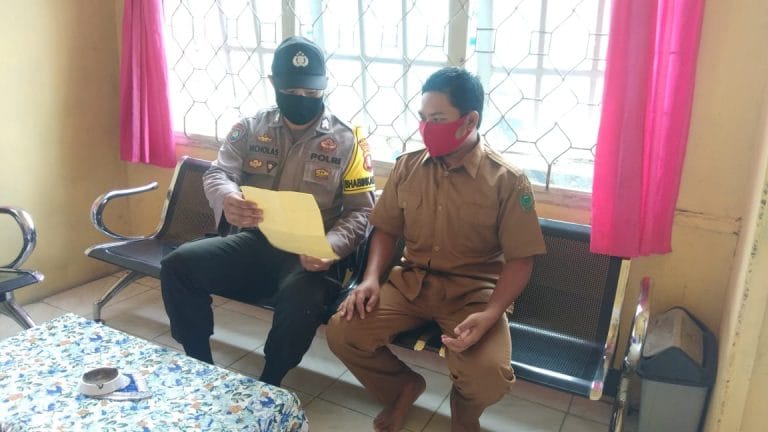 Sosialisasi Covid Polsek Pulpis