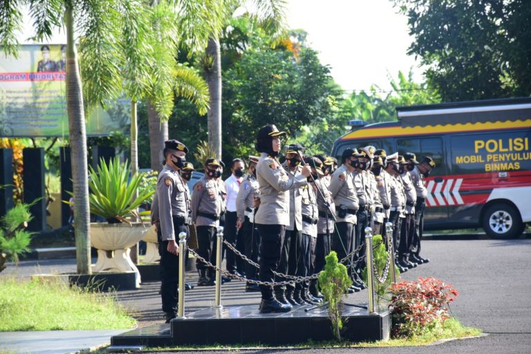 Kapolres Banjar Sampaikan Arahan dalam Apel Pagi Jam Pimpinan