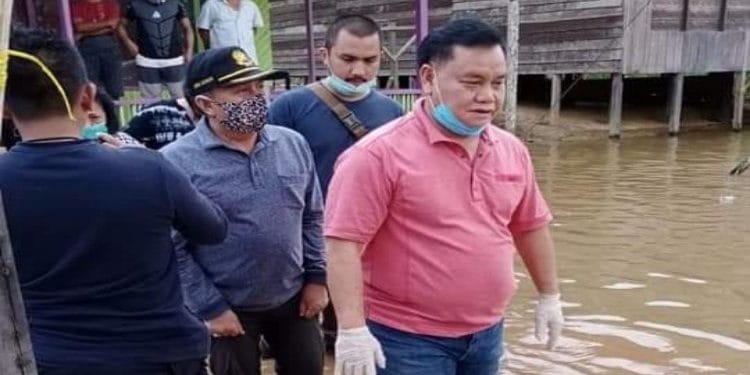 banjir desa santuai