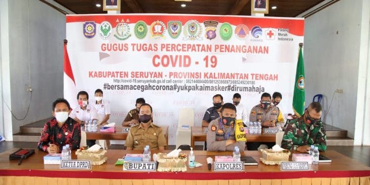 bupati Seruyan di dampingi polres