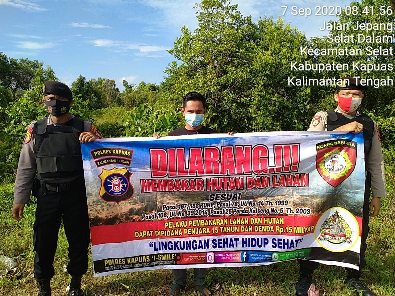 dilarang bakar hutan