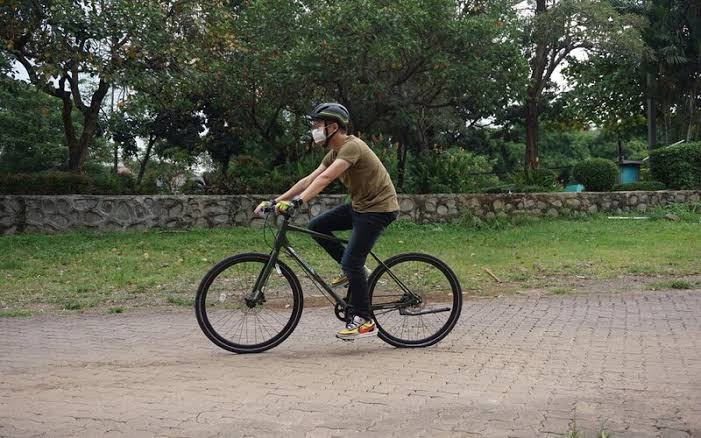 Polisi Minta Warga Tak Bersepeda Sendiri