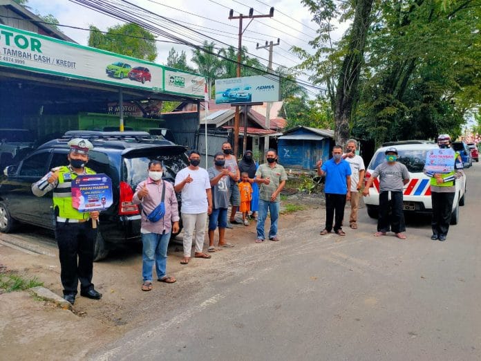 polres kotim sambangi supir travel