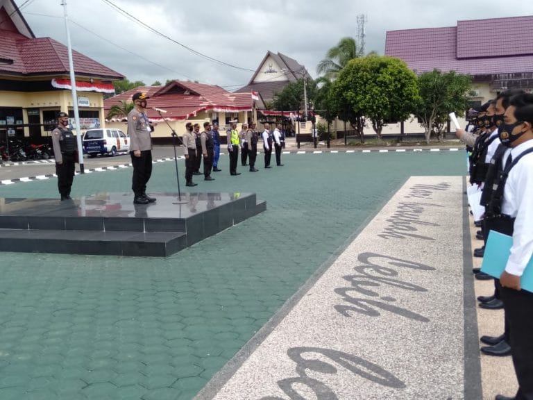 polres seruyan apel pagi