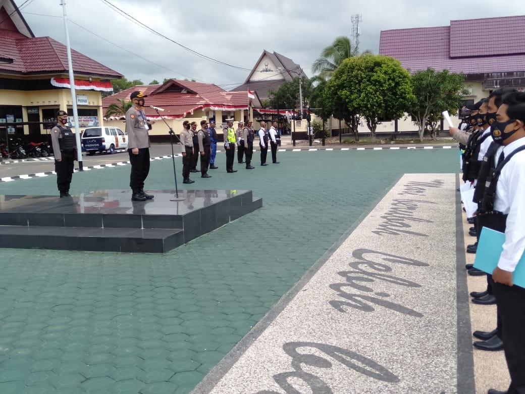 polres seruyan apel pagi