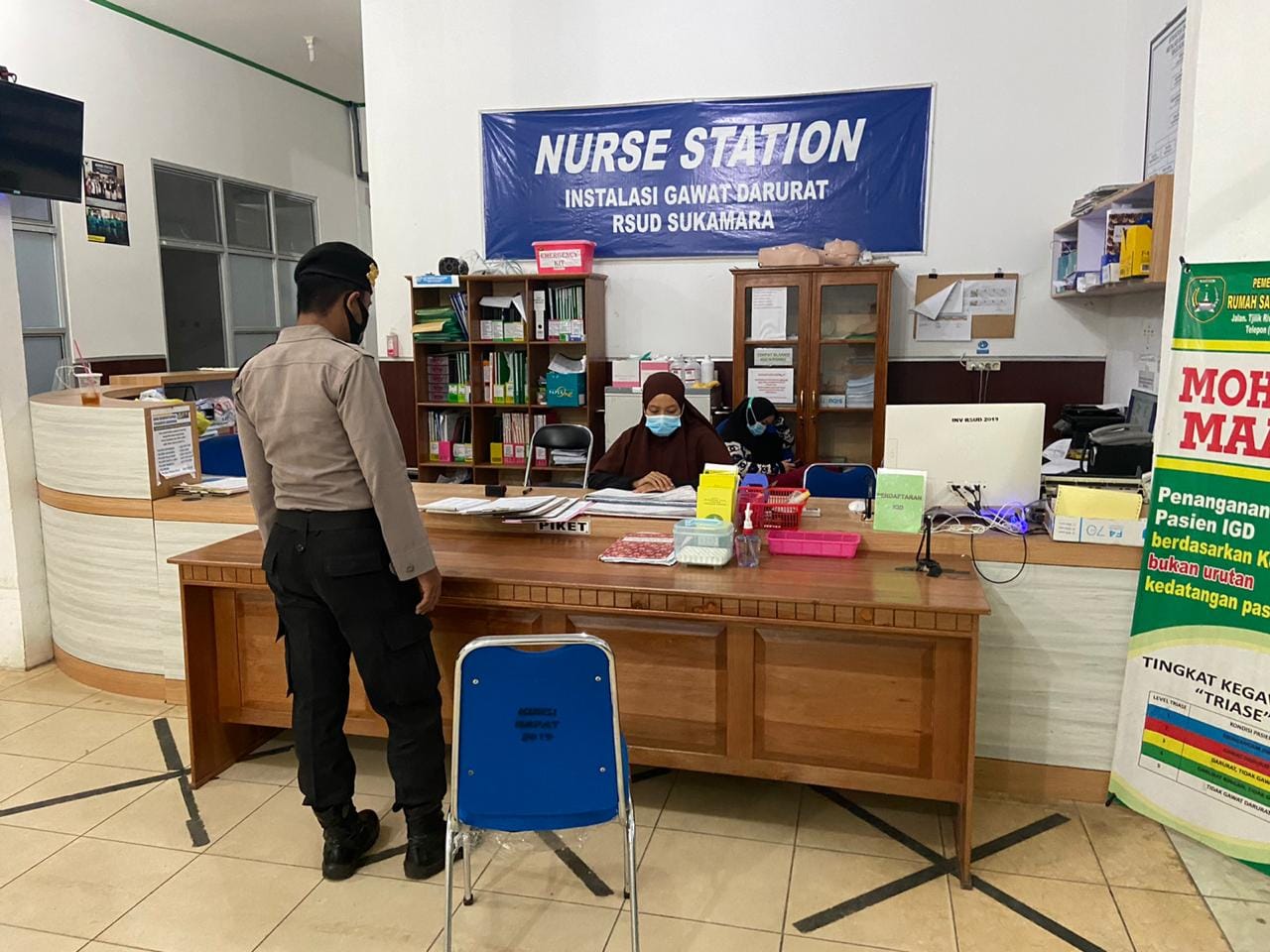 polres sukamara amankan RSUD