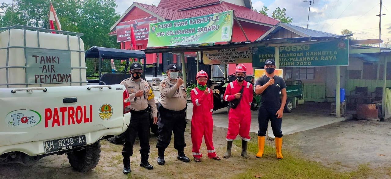 polresta palangkaraya cgah karhutla
