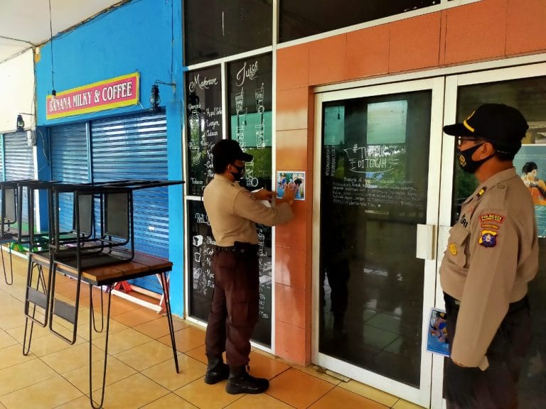 polresta palangkaraya sosialisasi protokol kesehatan