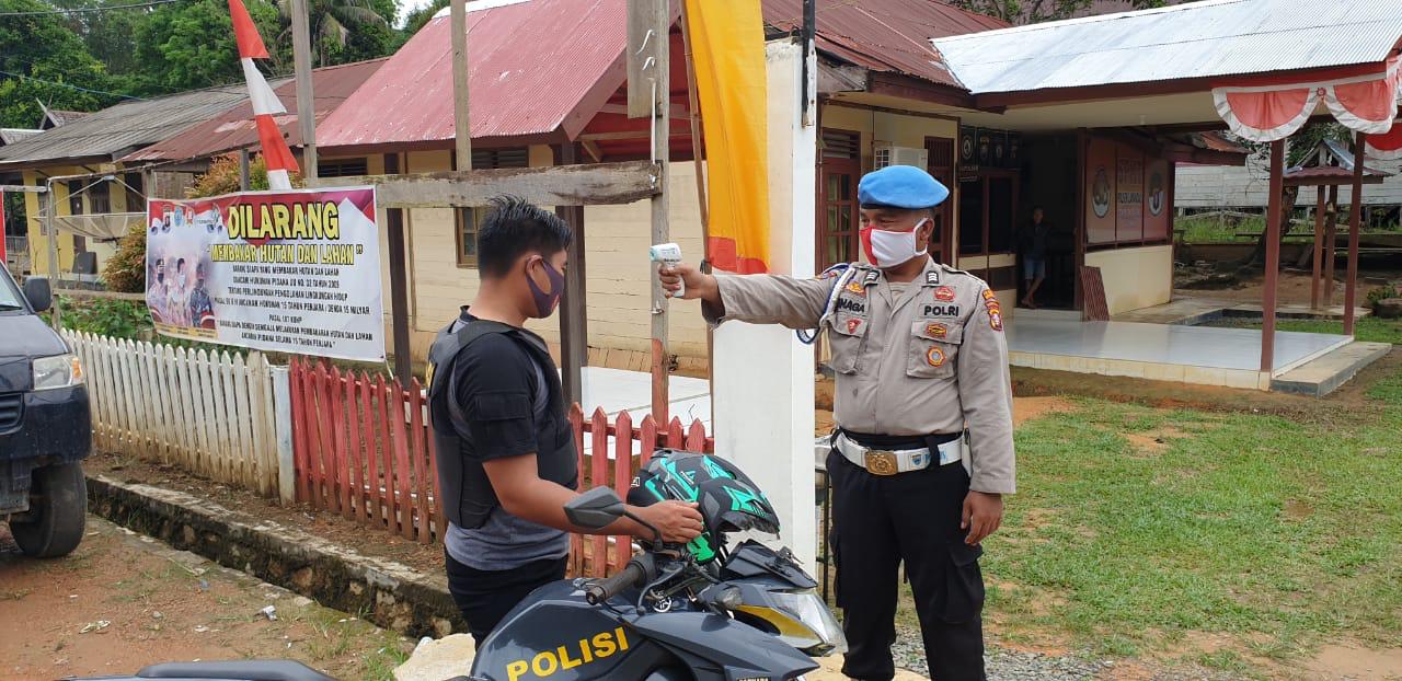 polsek lamandau cegah covid 19